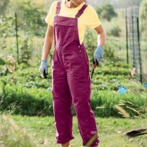 Duluth Trading Co - Women's Heirloom Gardening Overalls Small, Red